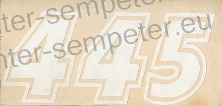 NALEPKA "445" UTB