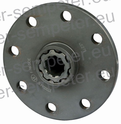 DAMPER SKLOPKE fi=136 z=10/22x25 LUK CNH NEW HOLLAND T5030, T5040, T5050, T5060, TL70A, TL80A, TL90A, TL100A CASE JXU75, JXU85, JXU95, JXU105, JX1070U, JX1080U, JX1090U, JX1100U