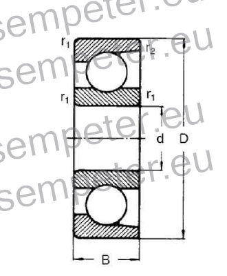 LEŽAJ KROGLIČNI 7306 BQ