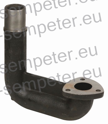 KOLENO IZPUHA (Razdalja med sredino luknje nosilca lonca in sredino luknje prirobnice=cca1 85mm) IMT 539