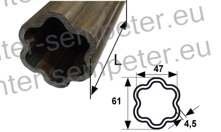 CEV KARDANA zunanja/notranj a X7 / X8 L=3m 60.7x46.7