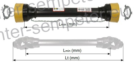 ZAŠČITE KARDANA kpl T3 SPT
