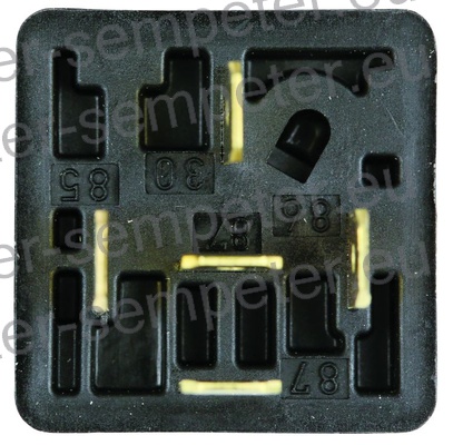RELE BOSCH 12V 30A MEGLENKE 5 kontaktov z nosilcem BOSCH