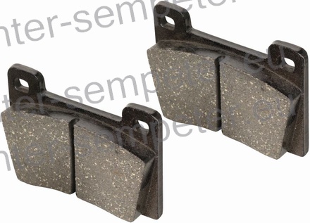 PLOŠČICE OBLOGA ZAVOR (par) ZETOR UR - III 7520 - 10540