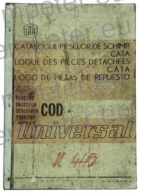 KATALOG TRAKTOR UTB U445 (cod400825)