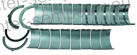 LEŽAJI MOTORJA GLAVNI+OJNIČNI R3 III SPEC (4cil) ZETOR