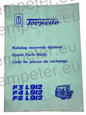 KATALOG MOTORJEV TRAKTOR TD - TORPEDO F3L912 - F4L912 - F6L912 (01.84)