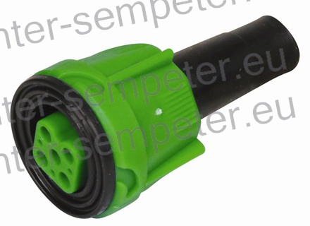 PRIKLJUČEK KONEKTOR SVETILKE STOP kpl ZELENE BARVE RADEX