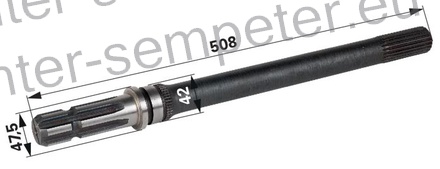 GRED KARDANA IZHODNA Z=21 MF - MASEY FERGUSON 375