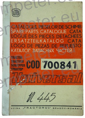 KATALOG TRAKTOR UTB U445 (cod700841)