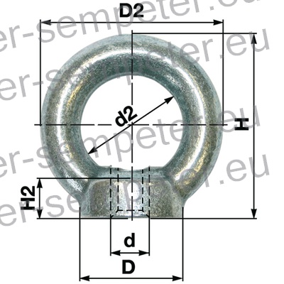 MATICA OČESNA M10 DIN582
