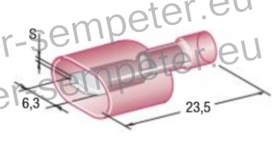 KONČNIK MOŠKI Z IZOLACIJO F13 6.3