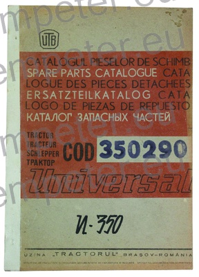 KATALOG TRAKTOR UTB U350 (cod350290)