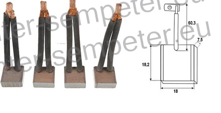 ŠČETKE ZAGANJAČA 12V MAGNETON MGT