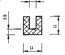PROFIL PENASTI U 11x11x4 PRQ