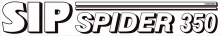 NALEPKA 75x460 "SIP SPIDER 350"