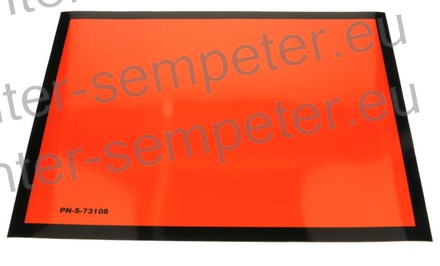 NALEPKA OPOZORILNA MAGNETNA ORANŽNA 400x300mm