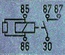 RELE 24V (2x87 - 85 - 30 - 86) BOSCH