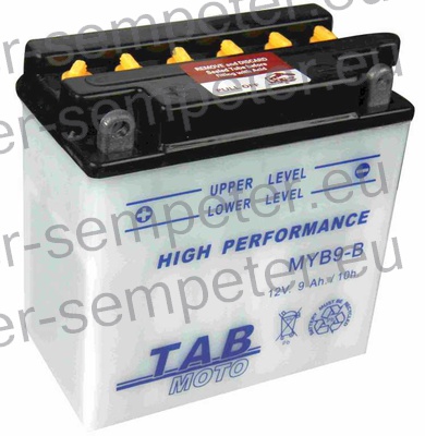 AKUMULATOR TOPLA 12V 9Ah/90A L+ WB TAB MOTO