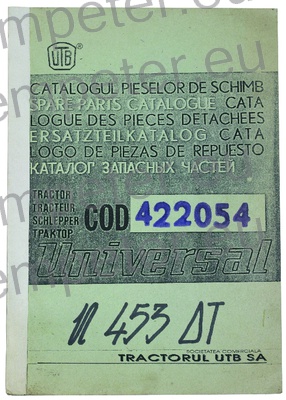 KATALOG TRAKTOR UTB U453DT (cod422054)