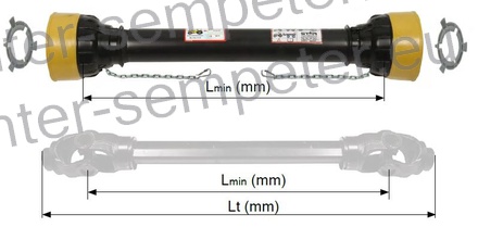 ZAŠČITE KARDANA T1, T12, T2 kpl SPT