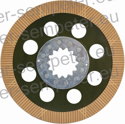 LAMELA ZAVOR fi=342 z=14/70x87 IMT 577E - 577DV De luxe MF - MASSEY FERGUSON 3115, 3120, 3120T, 3140, 3635, 3645, 3655, 3670, 6180, 6190, 6280 , 6290, 8110, 8120, 8130, 8140, 8150