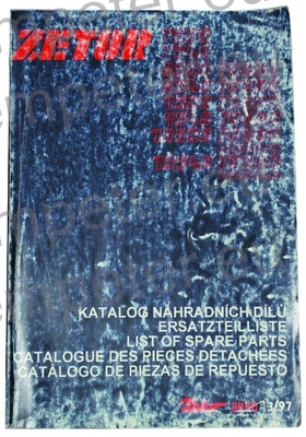 KATALOG TRAKTORJA ZETOR 7520 - 10540 3/97
