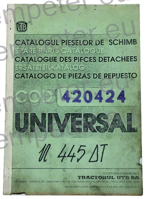 KATALOG TRAKTOR UTB U445DT (cod420424)