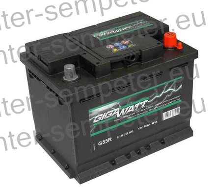 AKUMULATOR NI GARANCIJE !!! GIGAWATT 56Ah 480A 12V +Desno plus