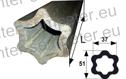 CEV KARDANA notranja X7 L=3m 51x37