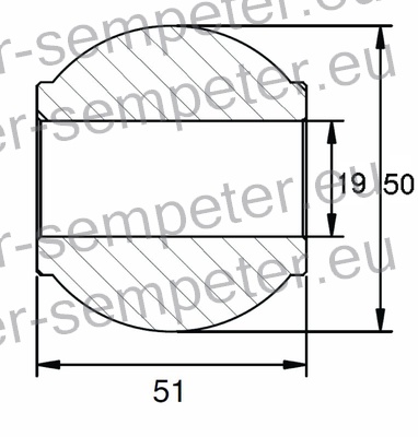 KROGLA POTEZNICE fi=19.2/50 B=51