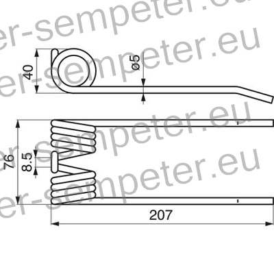 KRAK VZMETNI BALIRKA CLAAS