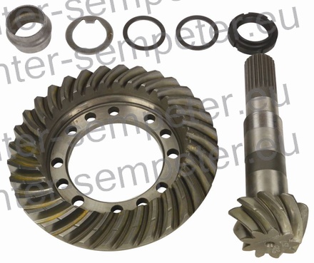 PAR ZOBNIŠKI CARRARO Z=9/32 25 KM/H ZETOR 3320 - 3340 - 4320 - 4340 - 5320 - 5340 - 5340 HORAL - 6320 - 6340 - 7320 TURBO - 7340 TURBO