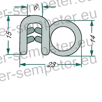 PROFIL GUMI KABINE STANDARD
