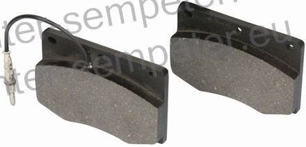 PLOŠČICE ZAVORNE ! do 40km/h ! grt (1par = 2 kosa) JD - JOHN DEERE RENAULT CLASS