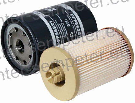 FILTER GORIVA set (vložek + navojni) JD - JOHN DEERE 6175R - 6195R - 6215R - 7250R