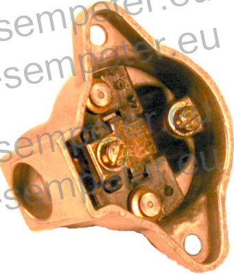 VTIČNICA SVETILKE ROTACIJSKE KOTNA ALU dvopolna