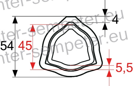 CEVI KARDANA ZUNANJA + NOTRANJA ZA SERIJO 5 L=1200mm kpl SPT
