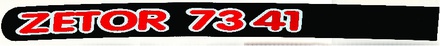 NALEPKA LEVA "ZETOR 7341"