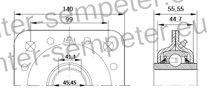 LEŽAJ FKL Z OHIŠJEM GWST211PPBP40.X 3