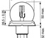 ŽARNICA R2 24V 55/50W P45T ASIMETRIČNA
