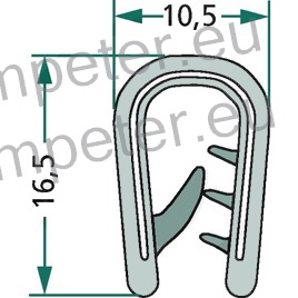 PROFIL GUMI KABINE STANDARD