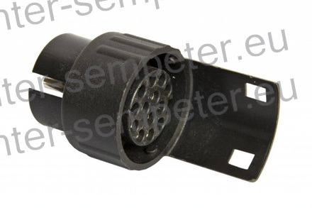 ADAPTER VTIČNICE 13 POL 7 POL NA 13 12V PVC DIN/ISO446