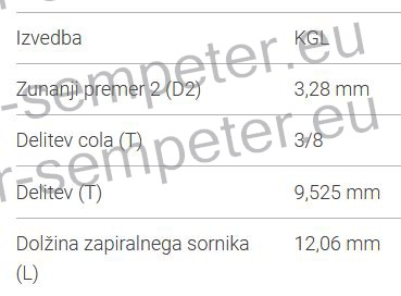 ČLEN SPOJNI POLČLEN E - 06B - 1 DIN8187 SIP