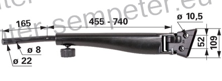 NOSILEC OGLEDALA LEVI CASE MAXXUM 120 NEW HOLLAND STEYR PROFI