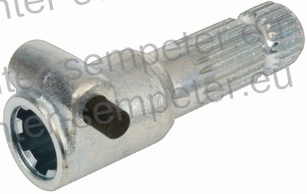 PODALJŠEK KARDANA NA ZATIČ 1 3/8" z=6 - 1 3/8" z=21" (ženski del: 1 3/8˝ z=6) (moški del: 1 3/8˝ z=21)