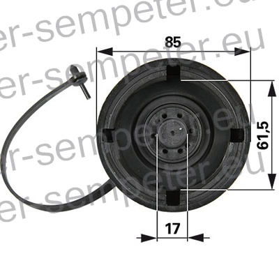 POKROV REZERVARJA GORIVA DEUTZ