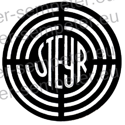 NALEPKA ZNAK OKROGEL fi=50 "STEYR"