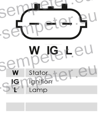 REGLER ALTERNATORJA NIPPONDENSO 14V LANDINI CATERPILLAR
