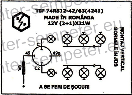 AVTOMAT SMEROKAZOV (4 polni - okrogel) UTB 340 - 445 - 550